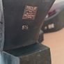 M&S 100% Genuine Leather Burgundy Boots Size 38.5 Image 8