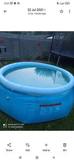 Small pool needs cleaning