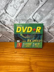 Octron Blank 5-pack DVD+R Recordable 8xSpeed 120min 4.7GB NEW SEALED