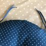 Polka Dot Round Cushions With Ties x2 Image 2