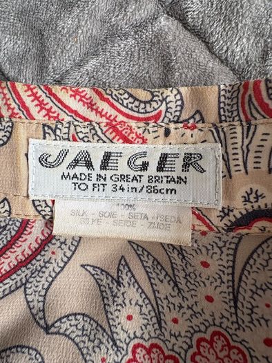 Jaeger shirt 100% silk Size S-M