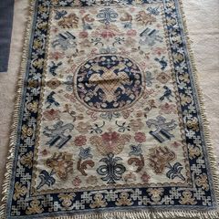 Rustic Wool Floor Rug