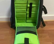 Black heavy duty rucksack