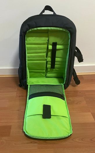 Black heavy duty rucksack