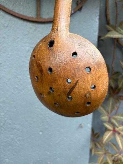 Primitive Wooden Cooking Strainer