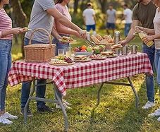 Folding Table 6ft Heavy Duty Extra Strength Camping Buffet Wedding Market Garden Party Car Boot Stall Picnic Trestle Indoor Outdoor Foldaway Carry Handle
