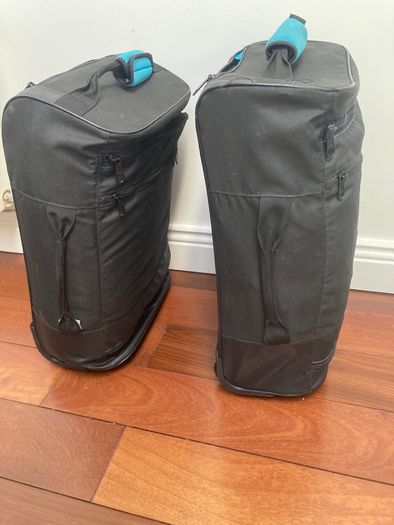 Suitcases - Two Decathlon 30L wheelie suitcases