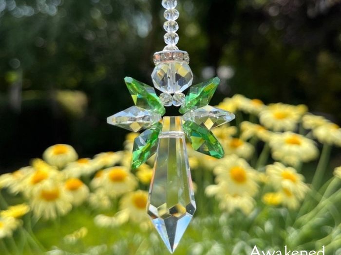 Suncatchers, Crystal, Gemstone, Birthstone, Guardian Angel Sun Catchers