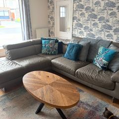 Large L shaped sofa