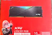 ddr5 xpg lanser rgb 2x16 gb 6400 mt/s cl 32