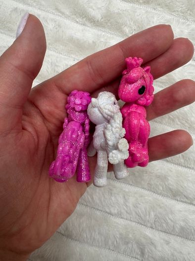 Set of 3 Lalaloopsy Ponies Mini Carousel Used Please see pictures