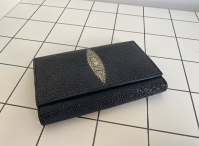 Real Stingray Skin Genuine Leather Wallet