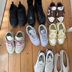 shoe bundle size 4 Nike dune martens salamander converse