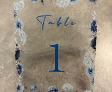 Wedding Table Numbers