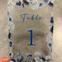 Wedding Table Numbers