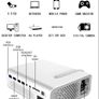Mini Wifi Projector Support Full HD1080P Portable LED Home Theater Projectors HDMI USB Media Image 4