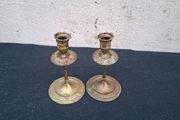 Duo brass candle holder postage possible