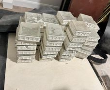 51 Reclaimed Glass Blocks Bricks Vintage Style