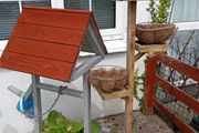 Used garden decorations