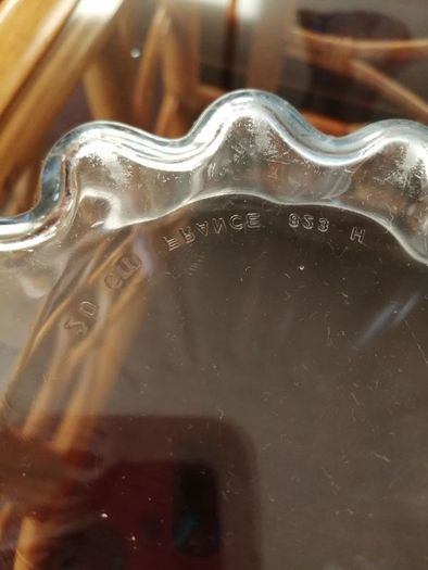 Pair of Fluted Glass Pyrex France Bowls