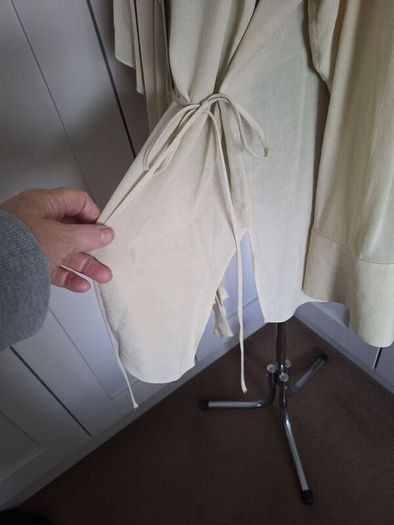 Shirt with front frill from Mango