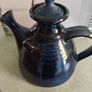 Louis Mulcahy Studio Pottery Dingle Ireland Tealicious Large Blue Glaze Tea Pot Image 7