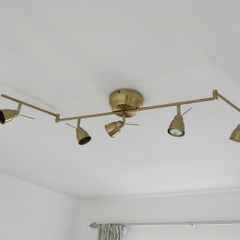 Brass light fitting