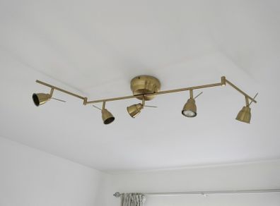 Brass light fitting