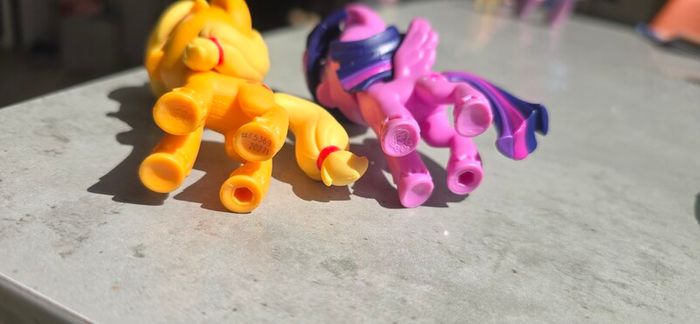 2 x Bundle Applejack and Princess Twilight Sparkle 3 inch Moulded Vinyl HTF Figures MLP G4.5 My Little Pony 2020