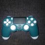 PS4 Controller one official blue one unofficial green and white Image 2