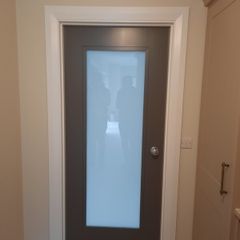 Deanta Primed Nm11g Frosted Glass Doors 80x34