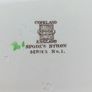 Two vintage Copeland Spode Byron Series No.1 divided sandwich plates  size: 24x25cm Image 5