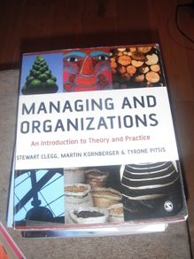 Managing and Organizations Book for Sale