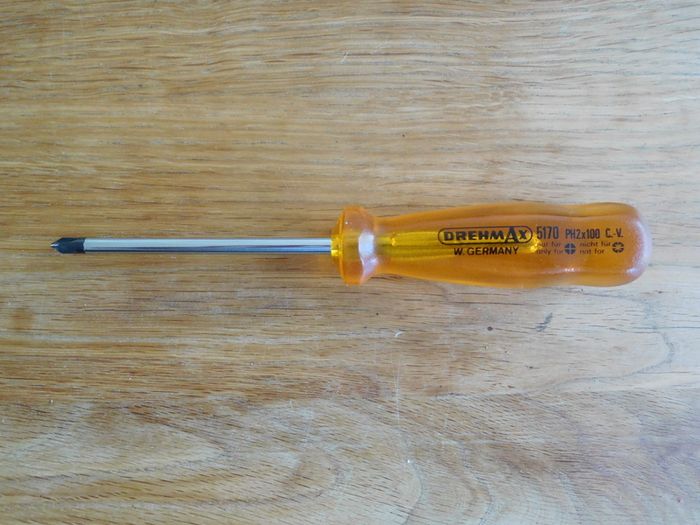 Flathead and philips screwdriver