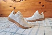 skechers flex appeal white Size 4.5 eu 37.5 in like new condition
