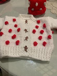 Hand Knit Cardigan Age 1-2