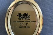 Vintage Solid Brass Photo Frame