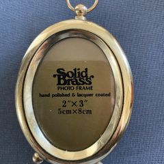 Vintage Solid Brass Photo Frame