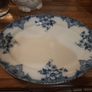 Large white and blue platter Image 2
