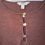 M&S Jersey Cosy Midi Column Dress in Claret - size UK 12 Image 3