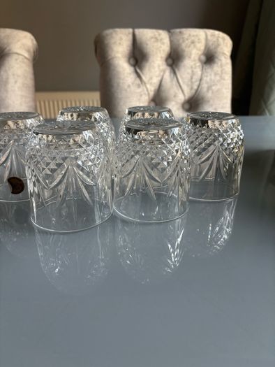 Assorted  crystal glasses