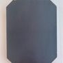Wall mounted miniature display cabinet with glass door and mirror back Image 3