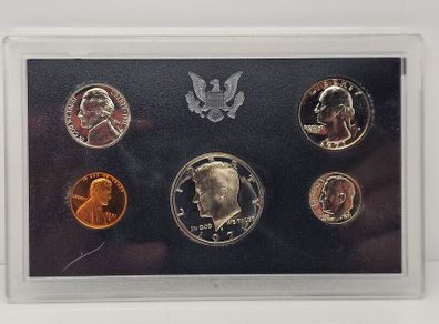 USA United States 1971 Proof Coin Set Half Dollar Quarter Dime Nickel Penny