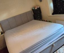 Super King Ottoman bed frame and Mattress