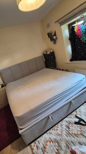 Super King Ottoman bed frame and Mattress