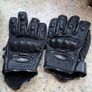 Open face helmet gloves Image 4