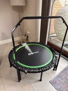 Exercise trampoline, used once
