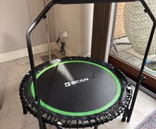 Exercise trampoline, used once