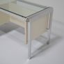 Mid-Century Lacquer, Glass and Chrome Desk by Pierre Cardin, 1970s Image 4