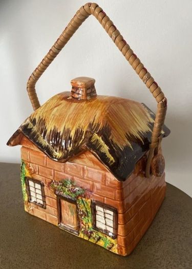 Antique China Toby jug Cheese Closch Cottage Biscuit Barrel Jugs